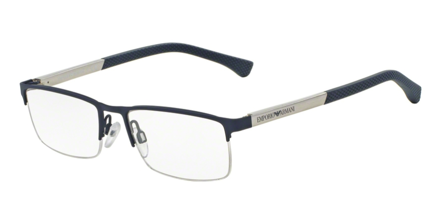Emporio Armani EA1041 3131 – Dunkelblaue Metallbrille schmal